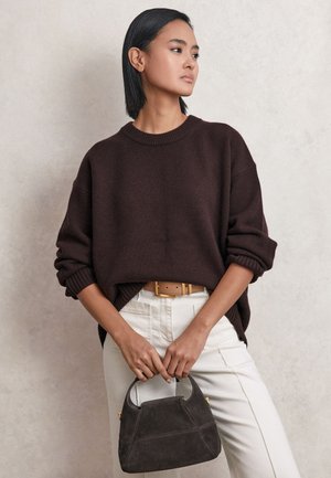 Reiss REGULAR FIT - ELLA - Strickpullover - plum