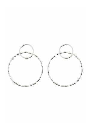 CIRCLE DROP - Orecchini - silver tone
