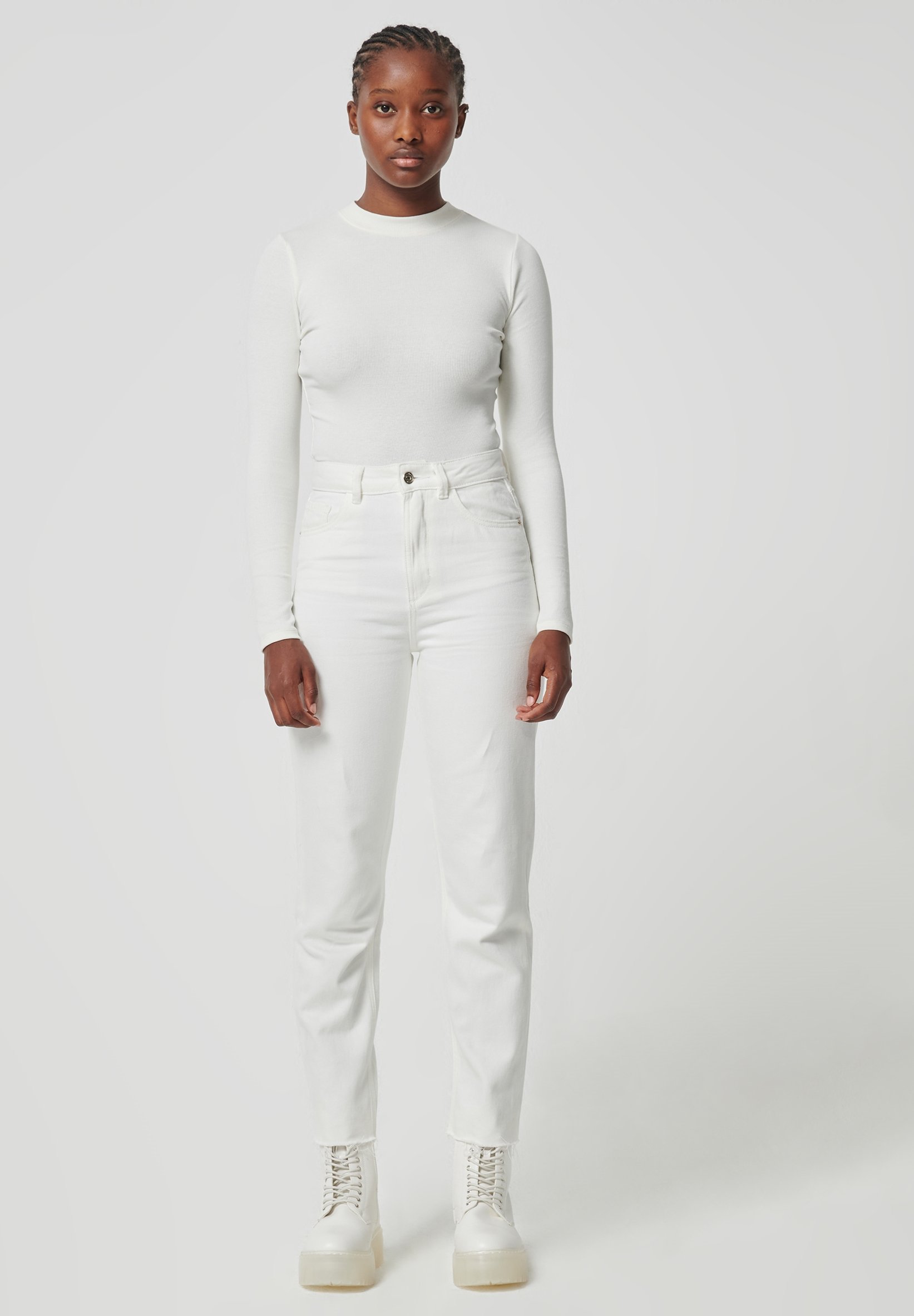 Pimkie STRAIGHT LEG JEANS - HIGH WAIST 