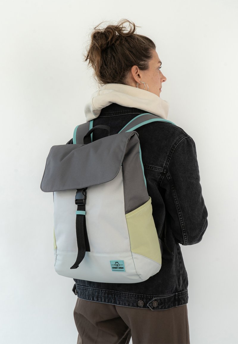 Damen Handtaschen | Johnny Urban MIKA Tagesrucksack grau-grün/grau - PZ83865 Damen Handtaschen | Johnny Urban MIKA Tagesrucksack grau-grün/grau - PZ83865