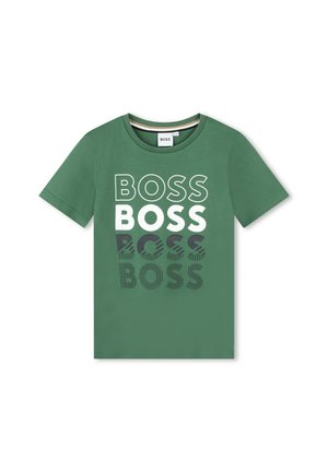 BOSS Kidswear SHORT SLEEVES - T-shirt print - green