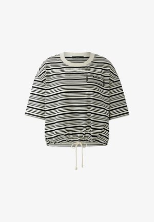 Oui, T-SHIRT - T-Shirt print - white black