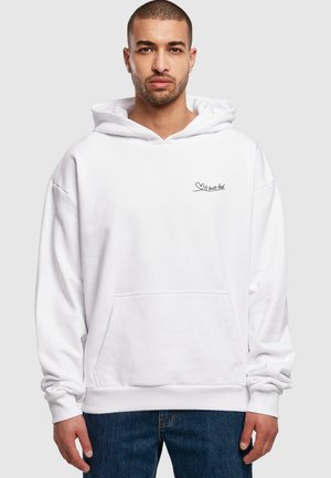 Merchcode IT BEATS LOUD ULTRA HEAVY - Hoodie - white