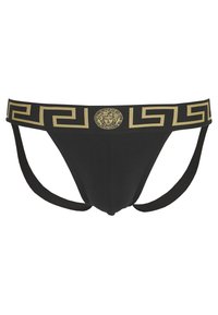 Versace UNDERPANTS JOCK STRAP - Briefs - nero greca oro/black - Zalando