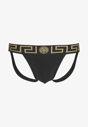 UNDERPANTS JOCK STRAP - Chilot - nero greca oro