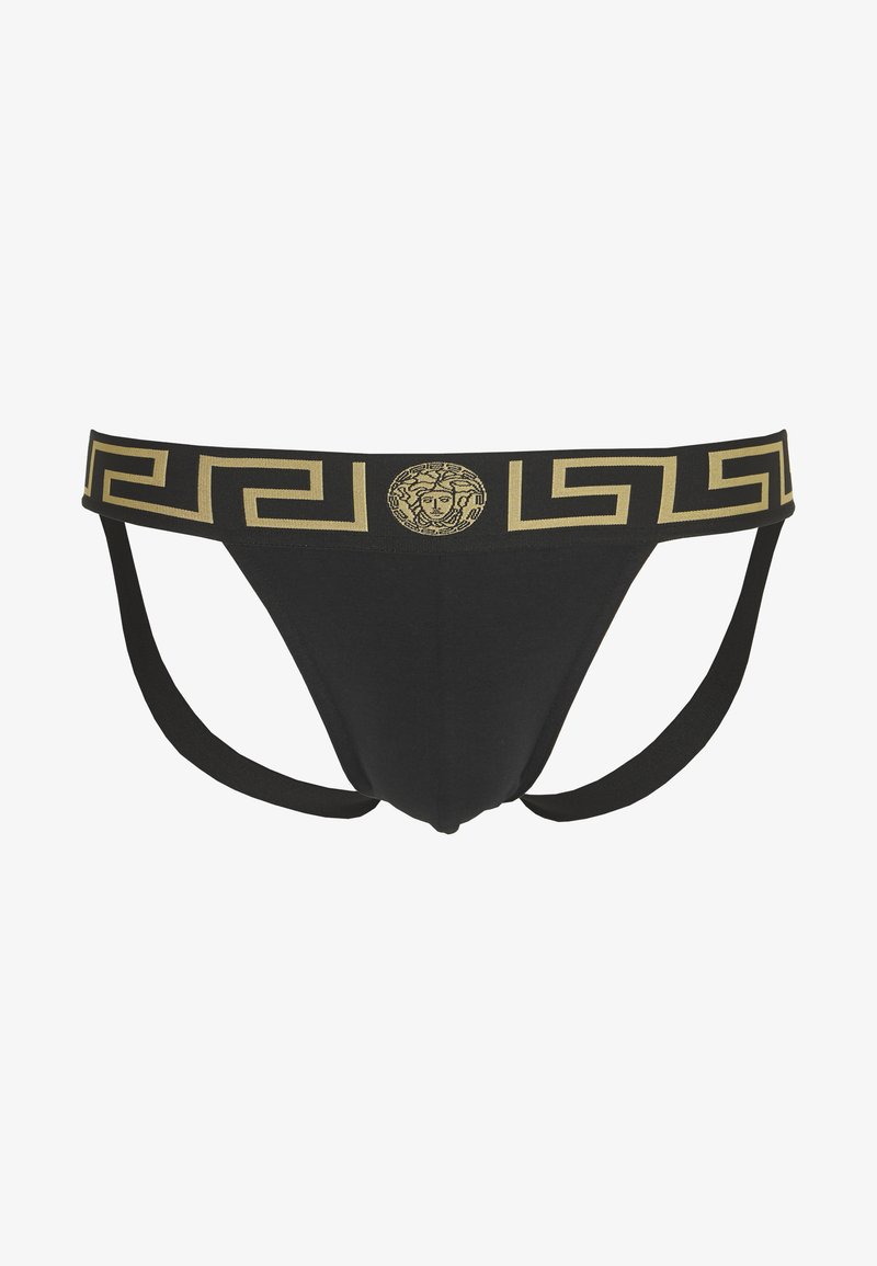 Versace - UNDERPANTS JOCK STRAP - Briefs - nero greca oro, Enlarge