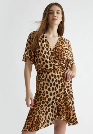 Freizeitkleid - animal print