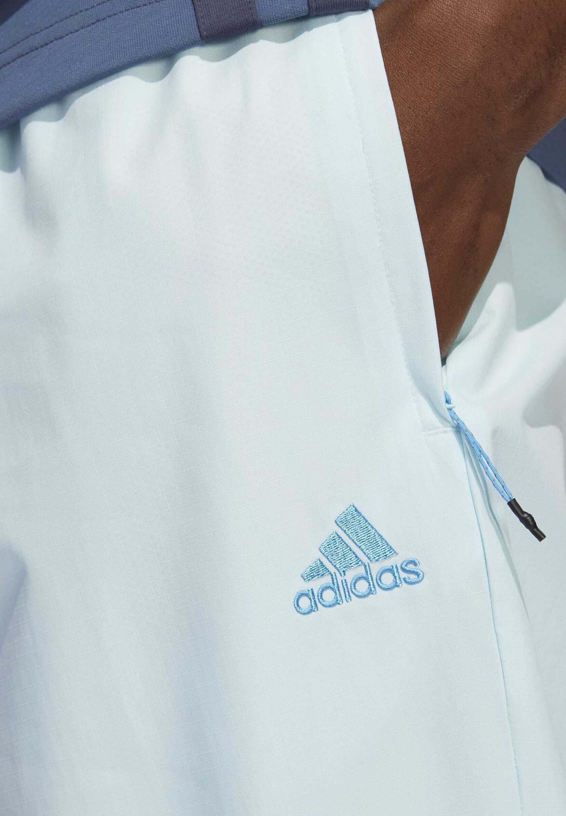 adidas Performance TRAE BASKETBALL YOUNG - Trainingsbroek - almost blue  dash grey/blauw - Zalando.be