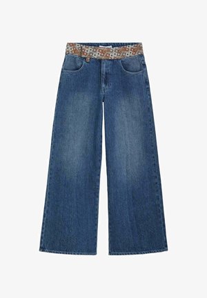 Scalpers, SCALPERS SCETNIC TRIZE DENIM PANT - Vaqueros a campana - indigo