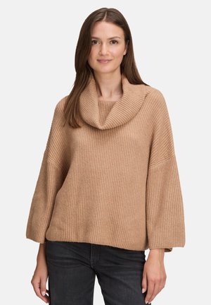 Strickpullover - camel melange