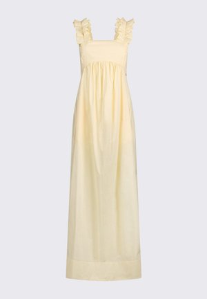 LIU JO, ABITO LUNGO CON ROUCHES - Vestito lungo - sorbet lemon