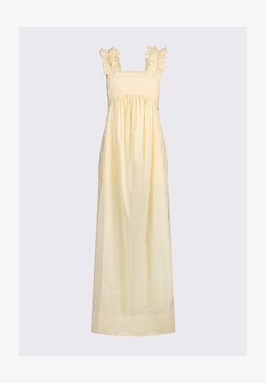 LIU JO, ABITO LUNGO CON ROUCHES - Vestito lungo - sorbet lemon