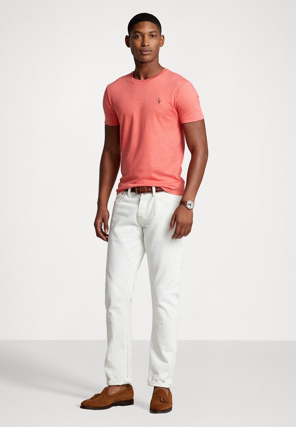 CUSTOM SLIM FIT SOFT COTTON T-SHIRT - Basic T-shirt - highland rose heather2