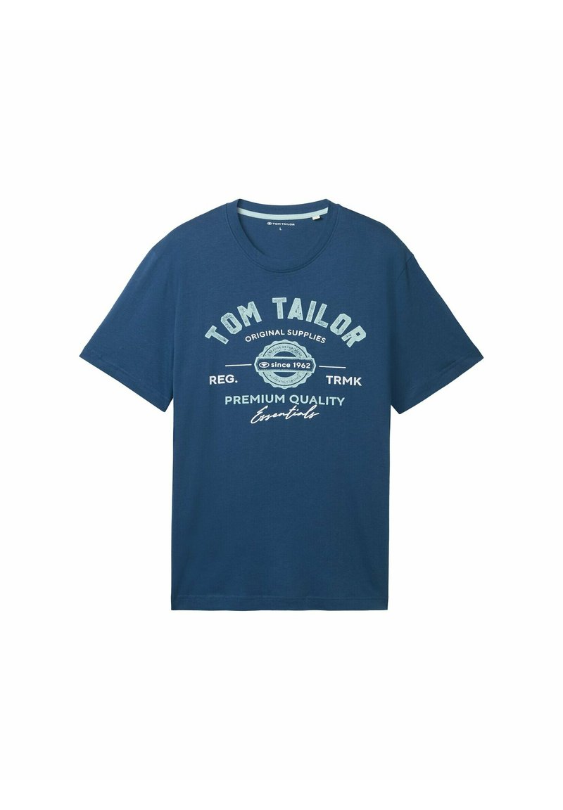 Tom Tailor T-shirt print donkerblauw