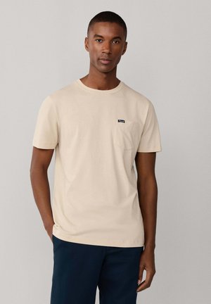 INDEMODABLE - T-shirt basique - light beige