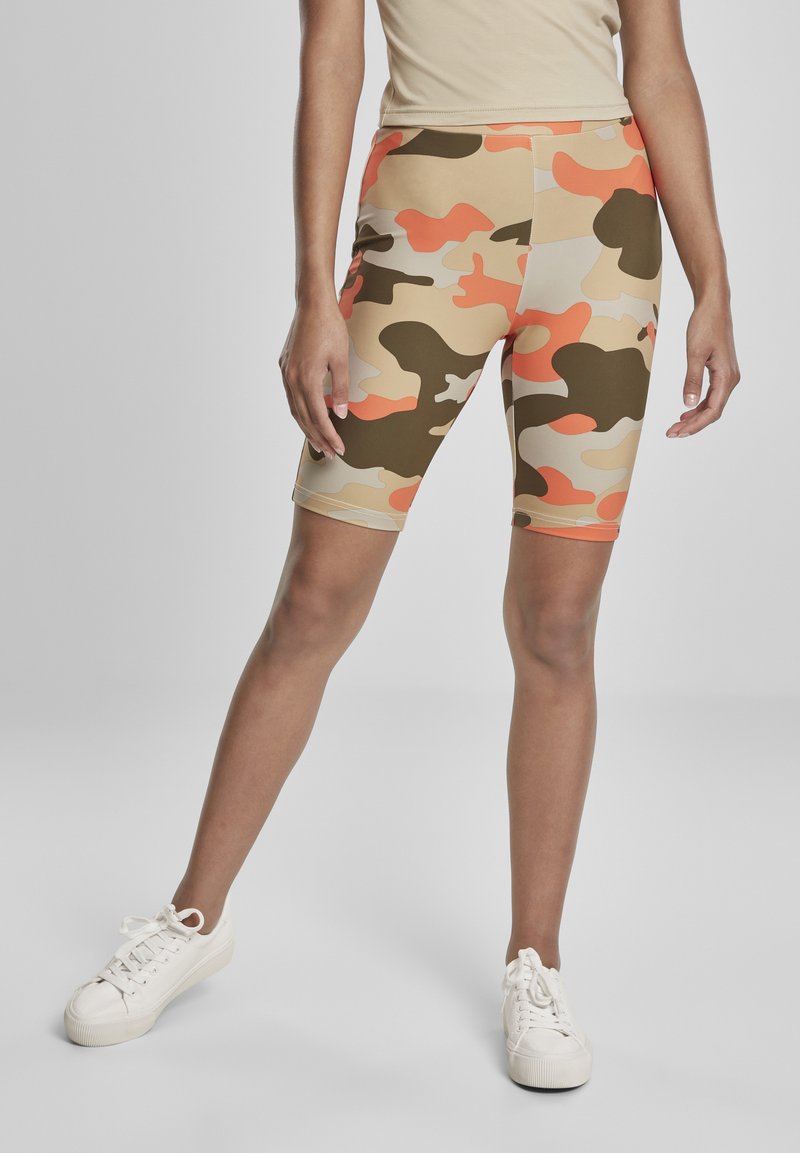 Urban Classics TECH CYCLE - Rövidnadrágok - brick camo