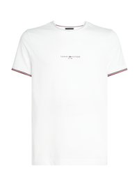 LOGO TIPPED TEE - Basic póló - white