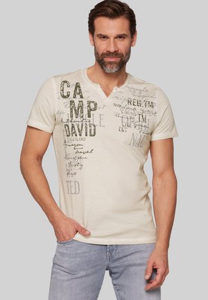 Print T-shirt - silvery
