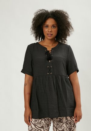 PEPLUM   - Bluse - black