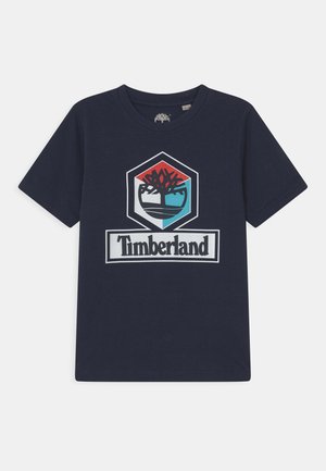 SHORT SLEEVES - Triko s potiskem - navy
