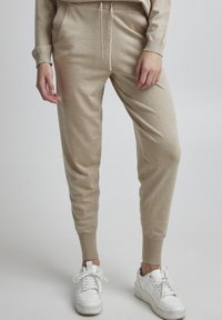 PULZ - PZSARA - Tracksuit bottoms - white pepper Thumbnail Image 1