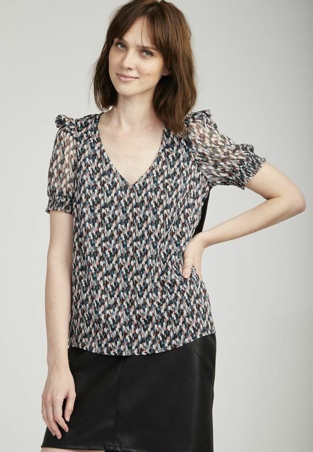 Naf Naf T-shirt print grijs