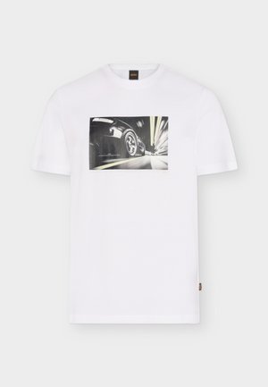 BOSS, MOTORS - T-shirt imprimé - white