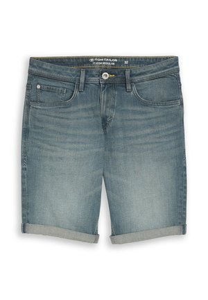 TOM TAILOR, TTJOSH REGULAR SHORTS - Jeansshort - light stone blue/grey denim