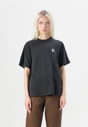 Carhartt WIP T-shirt basic - black chalk wash
