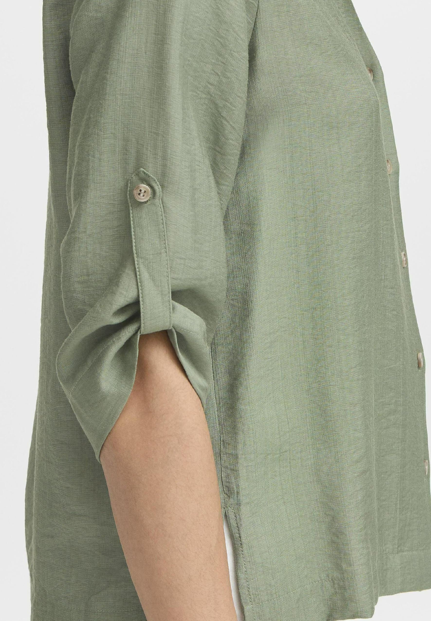 売れ筋商品|||ビーヤング シャツ レディース トップス BYJOANNIE - Button-down blouse - sea spray b.young BYJOANNIE - Button-down blouse - sea spray/evergreen