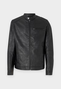 JJEDYLAN BIKER JACKET - Keinonahkatakki - schwarz