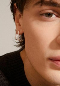 Pilgrim MICHALINA UNISEX - Earrings - silver plated