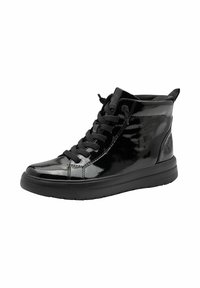 Jana SNEAKER - High-top trainers - black patent