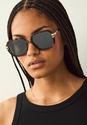 SQUARE - Sonnenbrille - tortoiseshell brown