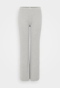 Pointelle Boot Pant - Pizsama alsók - grey heather