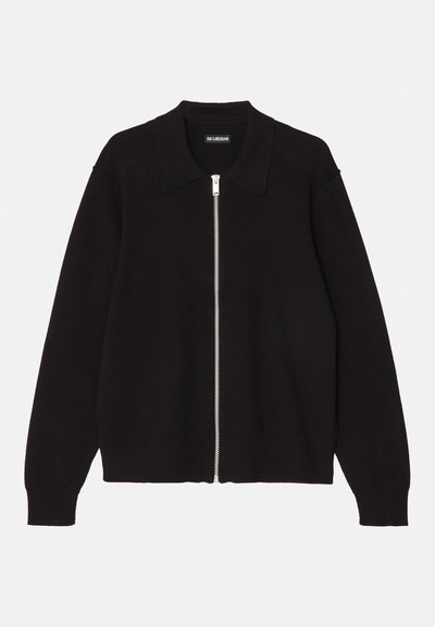 Han Kjøbenhavn ZIP CARDIGAN - Cardigan - black