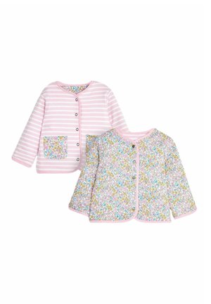 JoJo Maman Bébé JUNGLE FLORAL REVERSIBLE REGULAR FIT - Talvitakki - pink