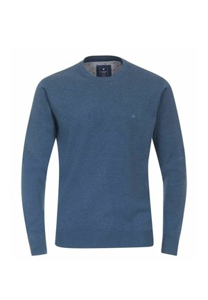 Redmond, Strickpullover - blau melange