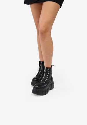 Bosanova Botines con plataforma - black