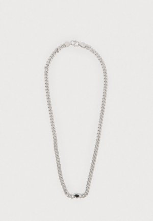 BABY YING NECKLACE UNISEX - Náhrdelník - silver-coloured/black
