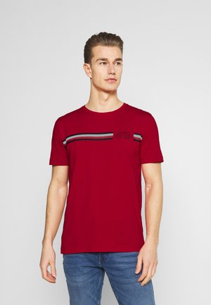 CORP SPLIT TEE - Print T-shirt - primary red