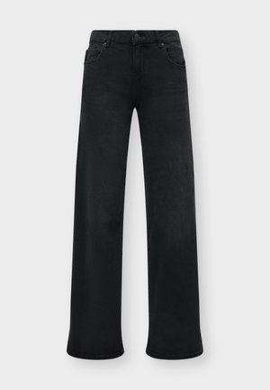 ONLY, ONLVALLY WIDE - Τζιν χαλαρής εφαρμογής - washed black
