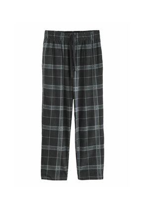 CUFFED FIT COSY  - Pyjama bottoms - black check