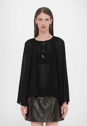 V NECK - Tunika - black