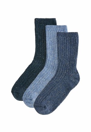 CONTAINING 3 PACK - Strumpor - tonal blue