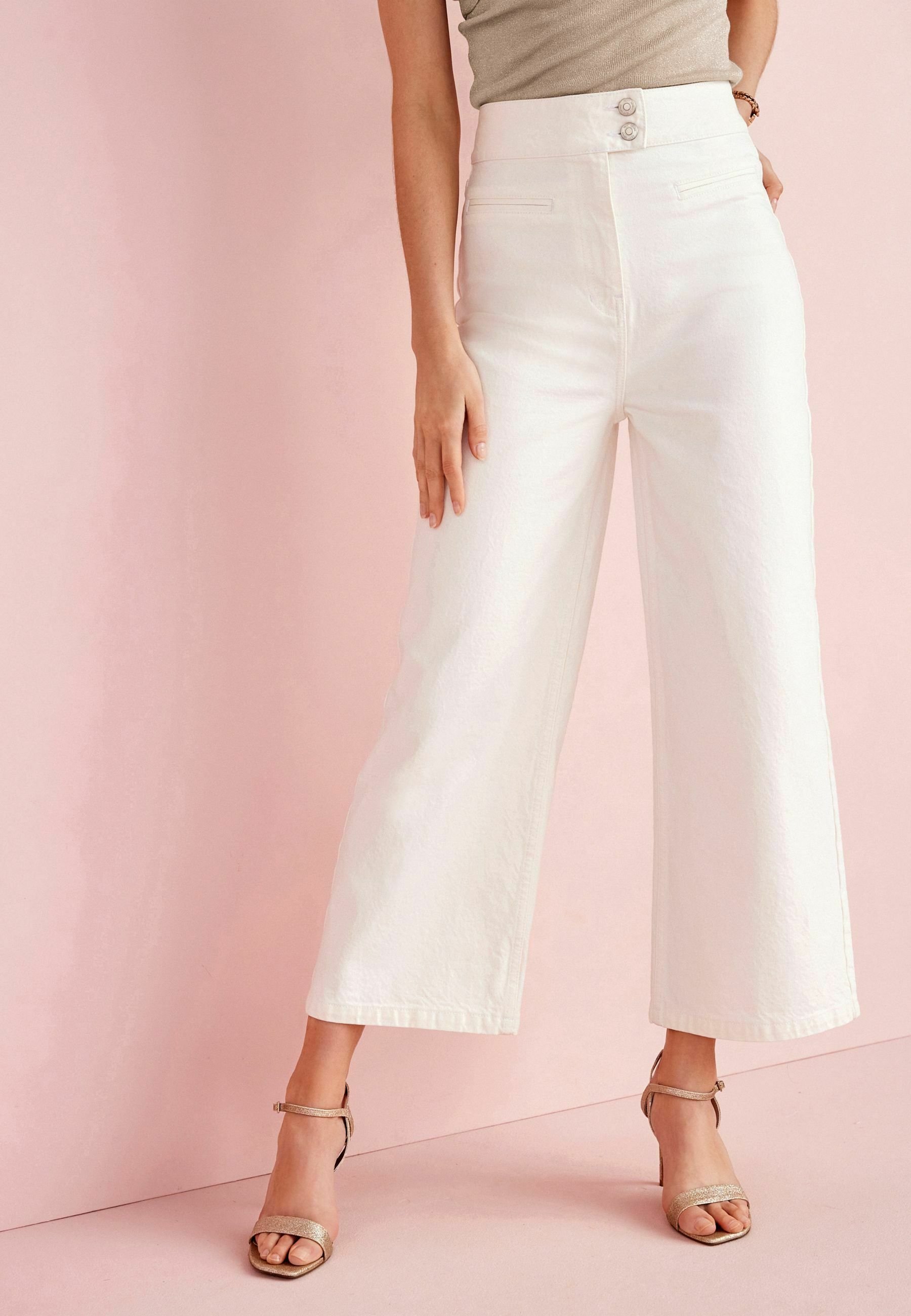 Next Flared Jeans - white/wit - Zalando.nl