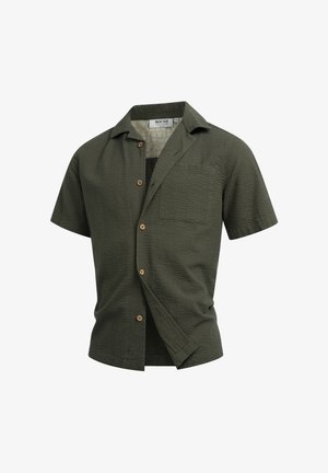 INDICODE JEANS, KURZARM - Hemd - army