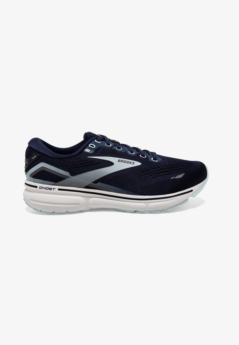 Brooks GHOST 15 - Road running shoes - peacoat pearl salt air