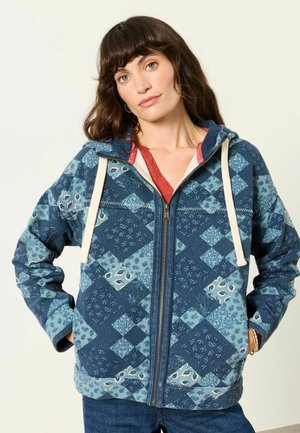FatFace, AIRLIE ZIP THROUGH HOODIE - Sweatjacke - blue patchwork