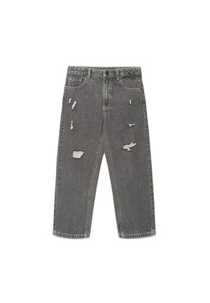 Terranova, PANTALONE JEANS LUNGO CON ROTTURE - Jeans baggy - grey-denim